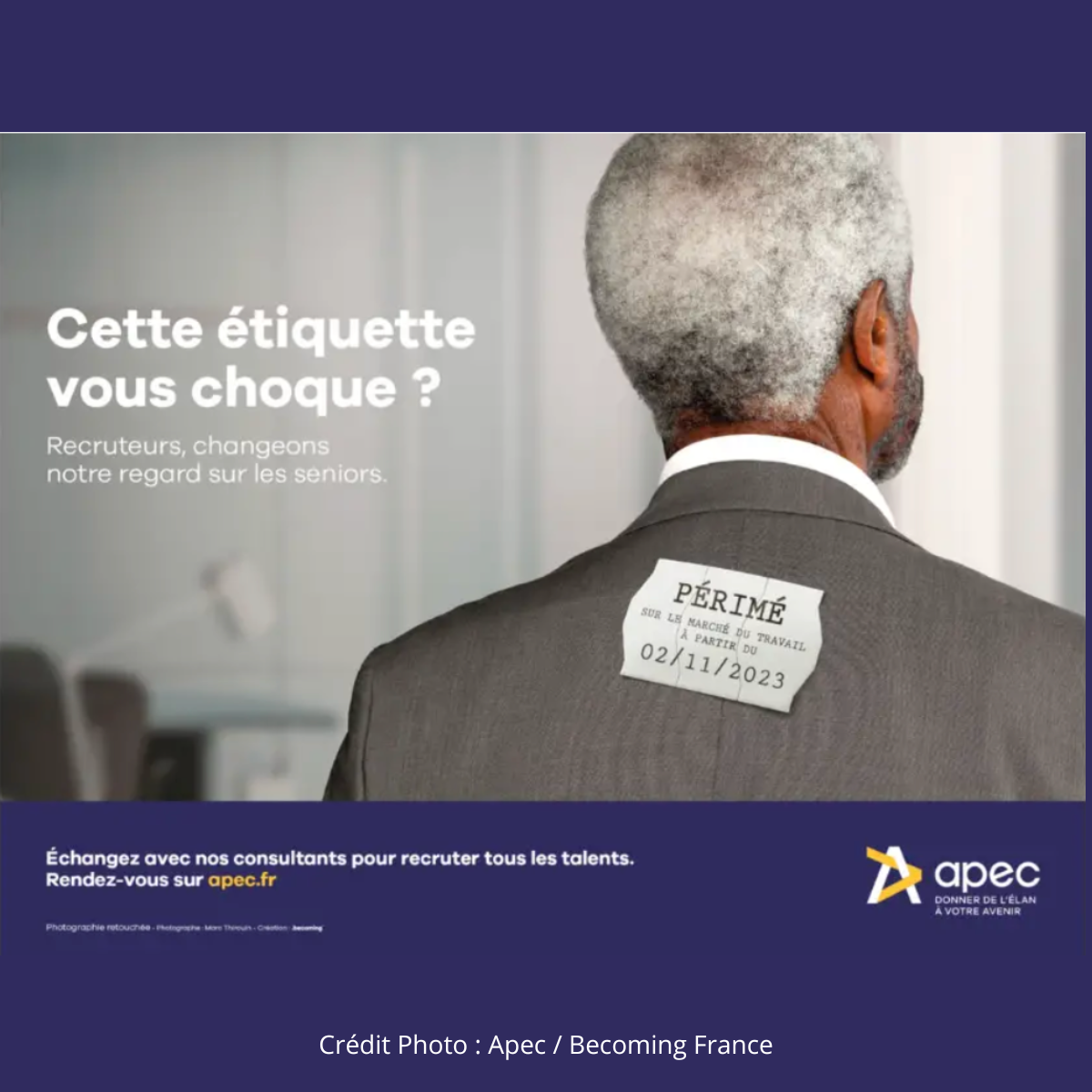 Campagne affichage APEC Recrutement Seniors